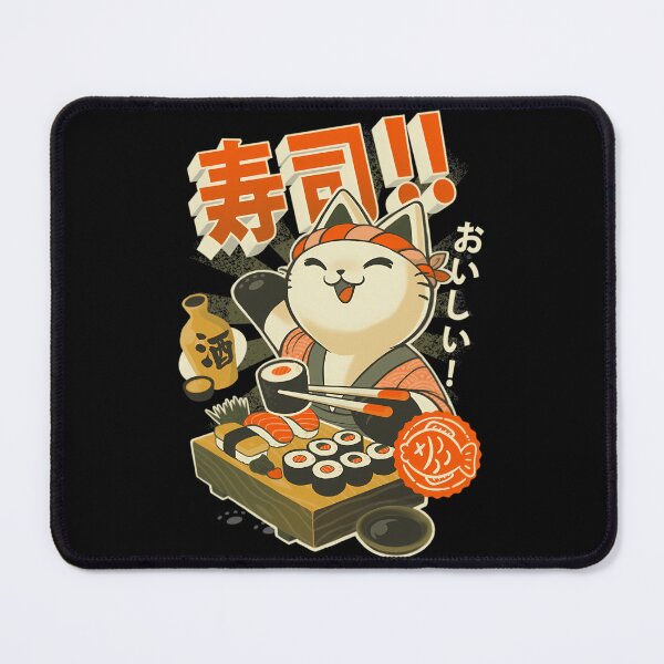 Item preview, Sushi Chef Cat - Funny Restaurant Kitty - Japanese Food designed and sold by tcrivbxdol42.