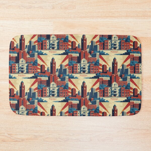 Item preview, Wausau Wisconsin 1950s USA Vintage Travel Tourism designed and sold by TravelersGems.