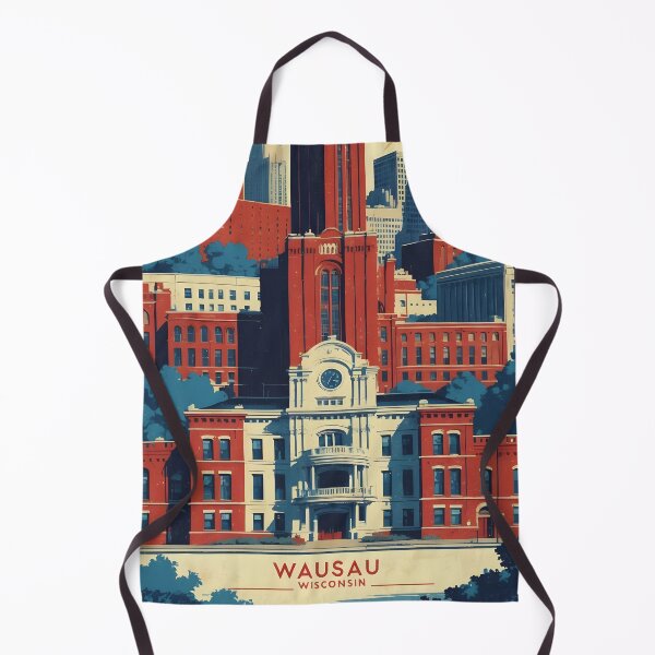 Item preview, Wausau Wisconsin 1950s USA Vintage Travel Tourism designed and sold by TravelersGems.