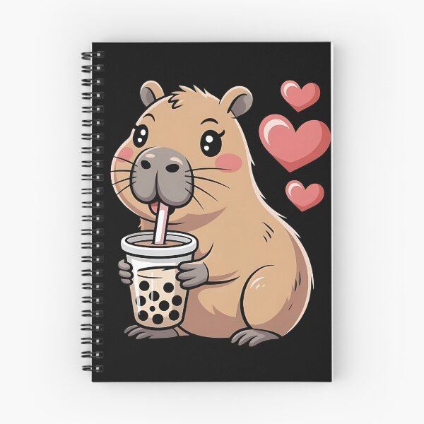 Item preview, Cute Capybara Kawaii Anime Drinking Bubble Tea Lover Girls designed and sold by BLZART.