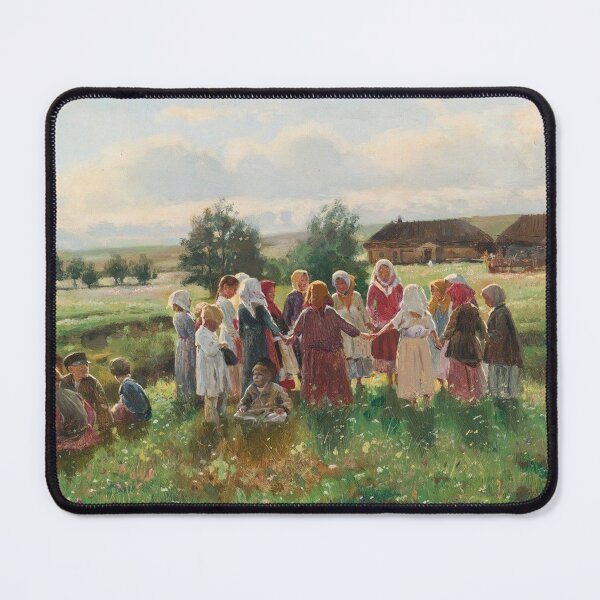 Item preview, Children At Play (1890) Vladimir Egorovich Makovsky (Russian, 1846-1920) designed and sold by Vintage Designs +.