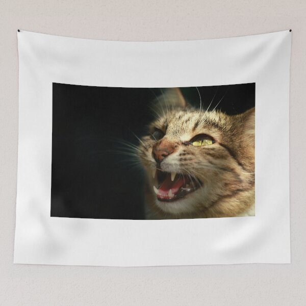 Item preview, Portrait of cute fluffy cat designed and sold by olena2552.