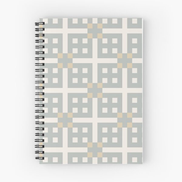 Aperçu de l'œuvre Carreaux géométriques – Gris pierre sur nacre créée et vendue par colorofmagic.
