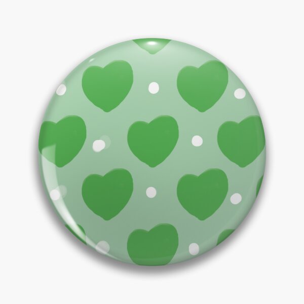 Item preview, green heart dot pattern designed and sold by Mariecobiz.
