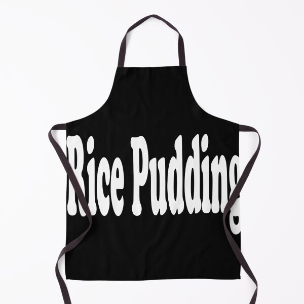 Item preview, Rice Pudding White Text Black Background designed and sold by RedEyeWolf.