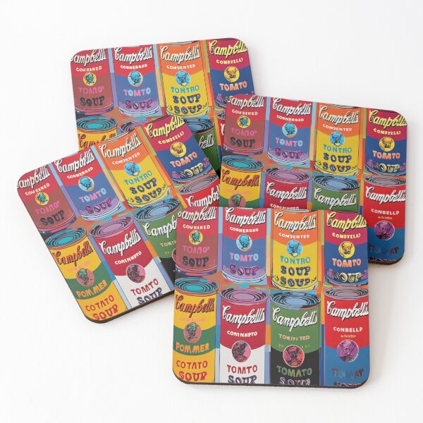 Item preview, "Pop Art Soup Cans: Vivid, Ironic, Playful" designed and sold by Artisticanvas.