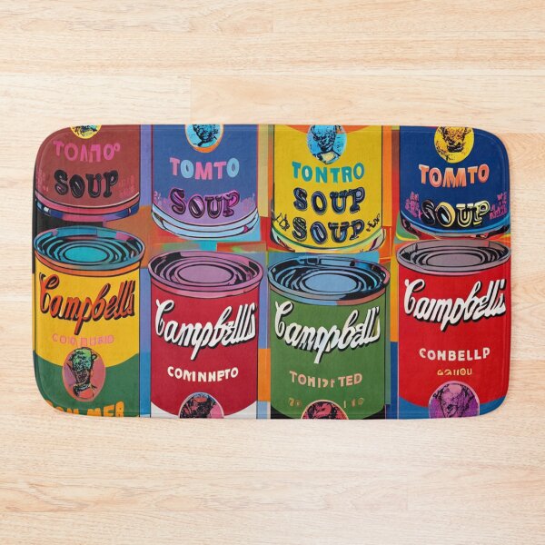 Item preview, "Pop Art Soup Cans: Vivid, Ironic, Playful" designed and sold by Artisticanvas.
