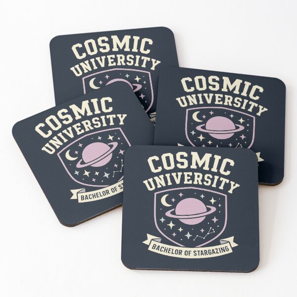 Item preview, Cosmic University – Bachelor of Stargazing Aesthetic Space Crest designed and sold by Rest Babe.