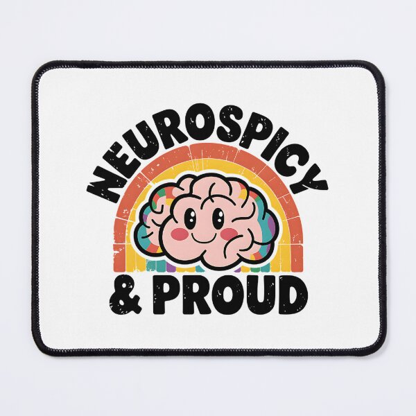 Item preview, Neurospicy Brain - Fun Colorful Neurodivergence designed and sold by Taans-Creation.