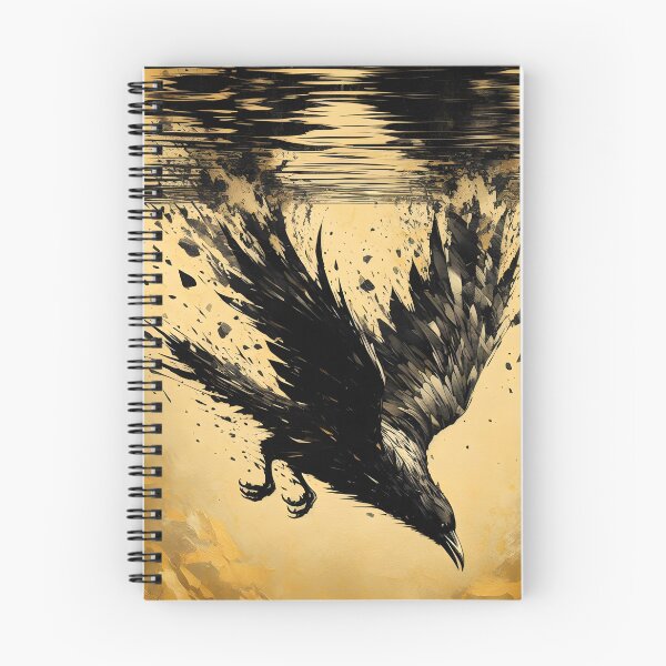 Item preview, Crow Diving, Ai Generated Art  designed and sold by ACC .