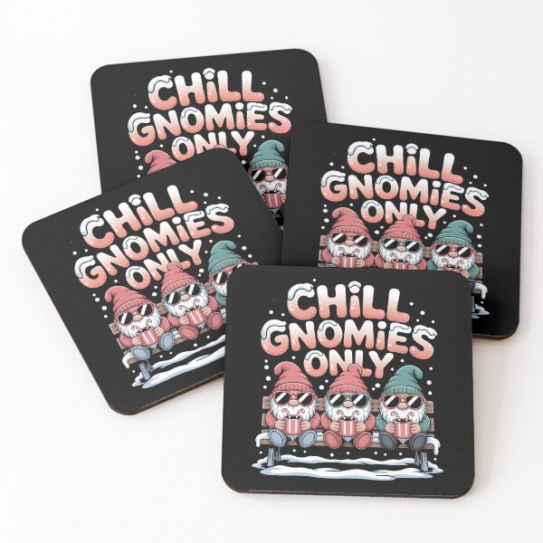 Item preview, chill gnomies - snowball fight gnomes - frosty beard - magical winter gnome - gnome snow angel - winter cabin gnome - holiday season gnome - chilly day gnome - snowflake gnome designed and sold by JansenGS.