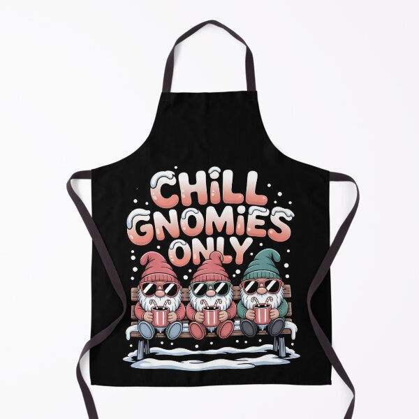 Item preview, chill gnomies - snowball fight gnomes - frosty beard - magical winter gnome - gnome snow angel - winter cabin gnome - holiday season gnome - chilly day gnome - snowflake gnome designed and sold by JansenGS.