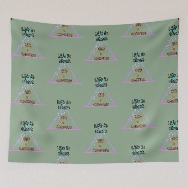 Item preview, Life is short, go camping v4., my camping friend designed and sold by DIVINE BODY LIFE .