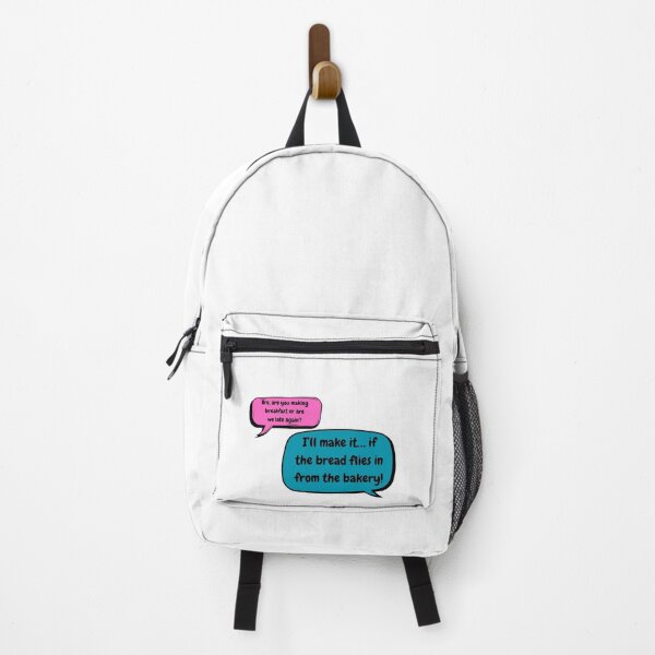 Item preview, Funny Breakfast Flying Bread Dialogue designed and sold by Saragoza.