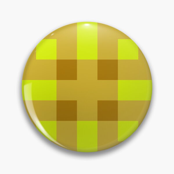 Aperçu de l'œuvre Carreaux géométriques – Marron sur citron vert fluo créée et vendue par colorofmagic.
