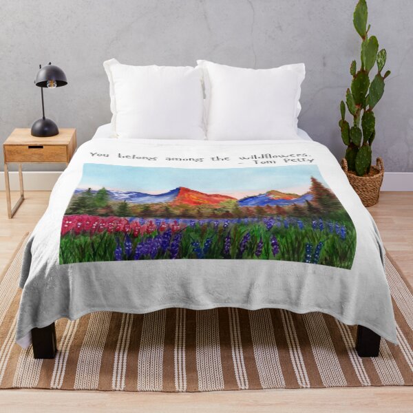 Item preview, Among The Wildflowers Inspirational Faith Quote Design designed and sold by QuantumDotIndia.