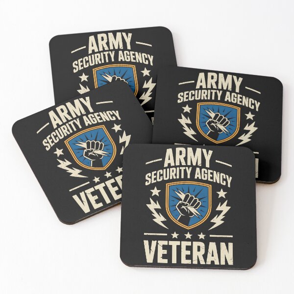 Item preview, Military USA Security Agency Veteran Patriotic designed and sold by BakeryDozen.