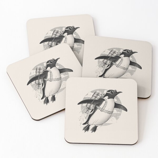 Item preview, Fly high | Flying jet pack Penguin | Funny Penguin designed and sold by Gamma-Ray.