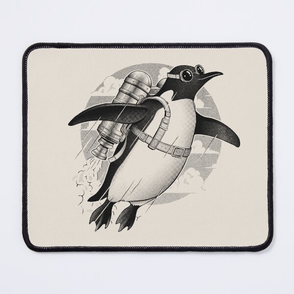 Item preview, Fly high | Flying jet pack Penguin | Funny Penguin designed and sold by Gamma-Ray.