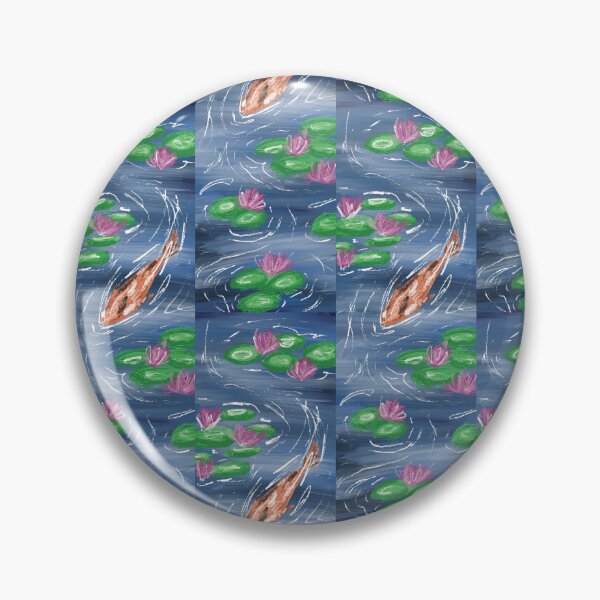 Item preview, koi fish in pond designed and sold by Mariecobiz.