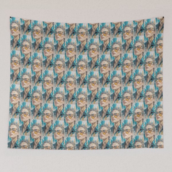 Item preview, Golden Hour Portrait With Stylish Sunglasses By Merch, Limited Edition designed and sold by COOPERFRINK.