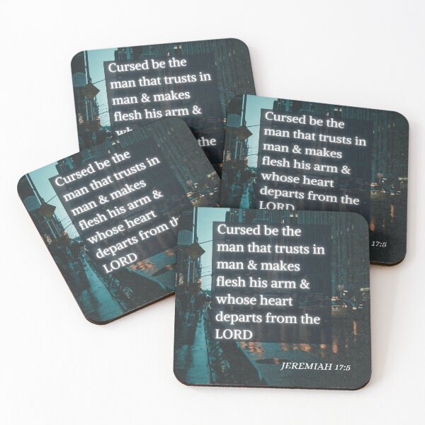 Item preview, Jeremiah 17:5 (Paraphrase) designed and sold by Undonemadenew.