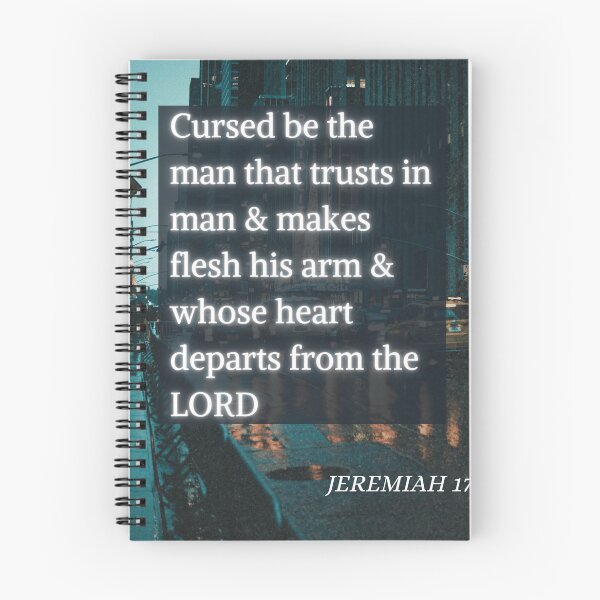 Item preview, Jeremiah 17:5 (Paraphrase) designed and sold by Undonemadenew.