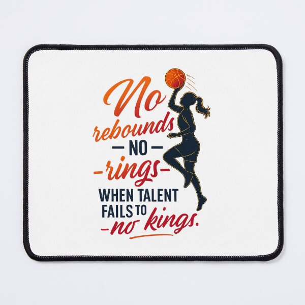 Item preview, No Rebounds No Rings T-Shirt – Hustle-Driven Basketball Quote Tee by Zyorakhi Fashion designed and sold by Zyorakhi Fashion.