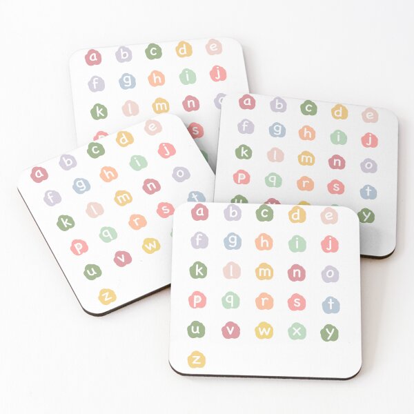Item preview, Pastel Alphabet Letters – Cute Floral Font Design for Kids & Decor designed and sold by PinFlick.