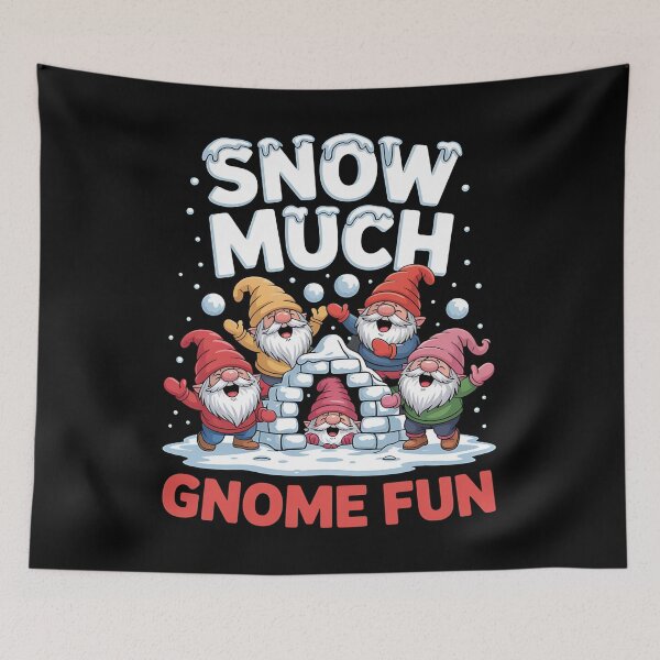 Item preview, winter gnome - holiday gnome - frosty bearded gnome - snow gnome - whimsical gnome - cozy winter vibes - festive gnome - snowy forest gnome - Nordic gnome winter - winter wonderland gnome designed and sold by JansenGS.