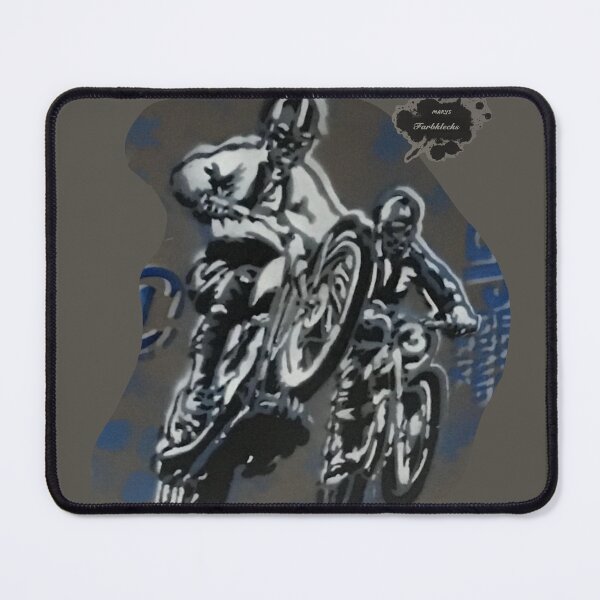 Item preview, Two jumping motocross riders designed and sold by marysfarbklecks.