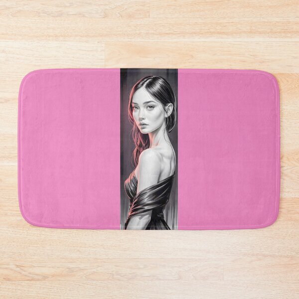 Item preview, Red Accent Noir Woman Portrait By Merch, Limited Edition designed and sold by COOPERFRINK.