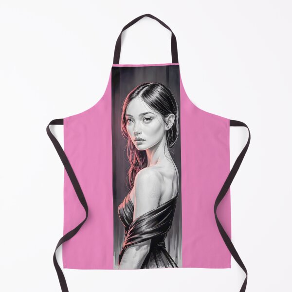 Item preview, Red Accent Noir Woman Portrait By Merch, Limited Edition designed and sold by COOPERFRINK.