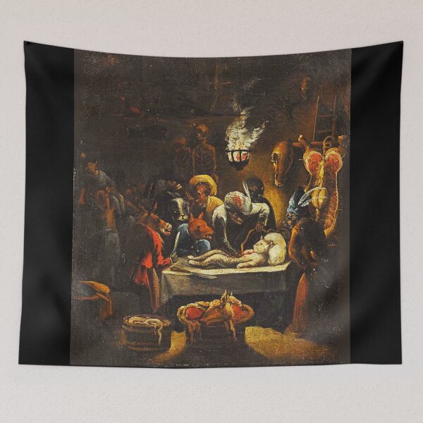Item preview, The Monkey Surgeon - Egbert van Heemskerck (1634 – 1704) designed and sold by Vintage Designs +.