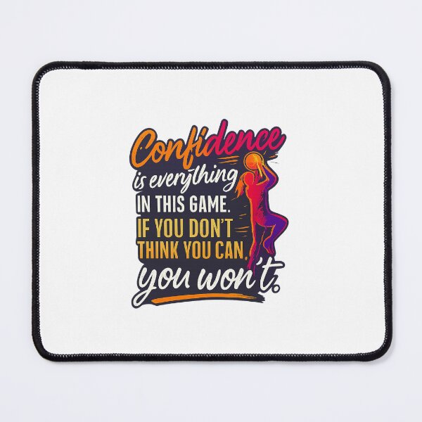 Item preview, Confidence Is Everything Basketball T-Shirt – Motivational Sports Quote Tee by Zyorakhi Fashion designed and sold by Zyorakhi Fashion.