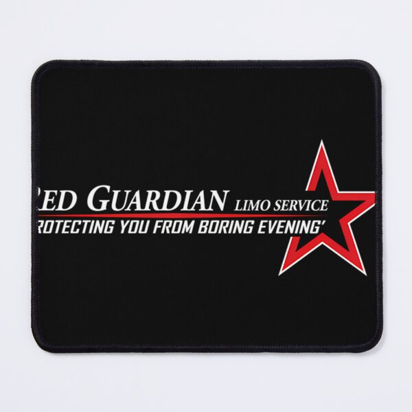 Item preview, Red Guardian Limo Service - Protecting You From Boring Evening designed and sold by BaloghErno.