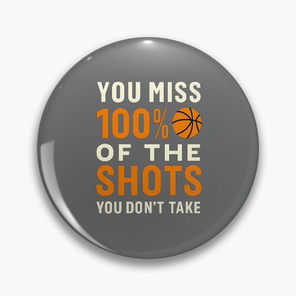Item preview, You Miss 100% of the Shots You Don’t Take T-Shirt – Motivational Basketball Quote Tee by Zyorakhi Fashion designed and sold by Zyorakhi Fashion.