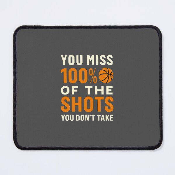 Item preview, You Miss 100% of the Shots You Don’t Take T-Shirt – Motivational Basketball Quote Tee by Zyorakhi Fashion designed and sold by Zyorakhi Fashion.