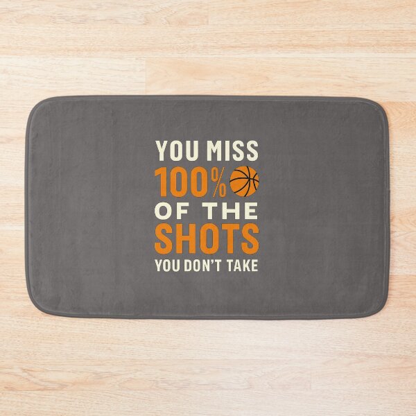 Item preview, You Miss 100% of the Shots You Don’t Take T-Shirt – Motivational Basketball Quote Tee by Zyorakhi Fashion designed and sold by Zyorakhi Fashion.