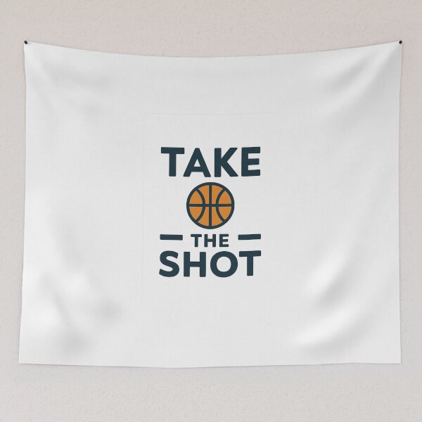 Item preview, Take the Shot T-Shirt – Motivational Basketball Quote Tee by Zyorakhi Fashion designed and sold by Zyorakhi Fashion.