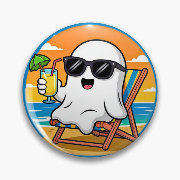 Item preview, Cool Ghost with Cocktail designed and sold by VibrArtco.