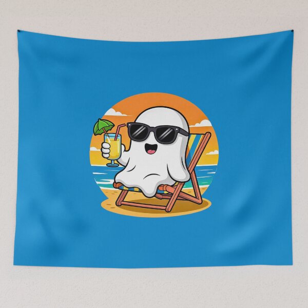 Item preview, Cool Ghost with Cocktail designed and sold by VibrArtco.