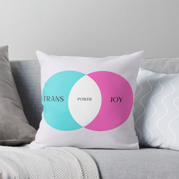 Item preview, Trans + Joy = Power Venn Diagram  designed and sold by StrictlyPride.