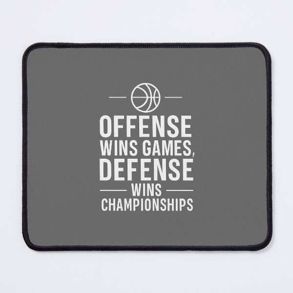 Item preview, Offense Wins Games, Defense Wins Championships T-Shirt – Basketball Mindset Tee by Zyorakhi Fashion designed and sold by Zyorakhi Fashion.