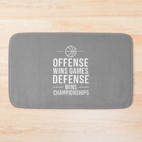 Item preview, Offense Wins Games, Defense Wins Championships T-Shirt – Basketball Mindset Tee by Zyorakhi Fashion designed and sold by Zyorakhi Fashion.