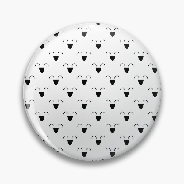 Item preview, Cute kawaii excited face pattern designed and sold by BlushyPrint.