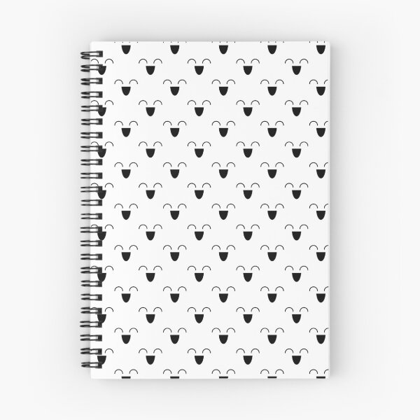 Item preview, Cute kawaii excited face pattern designed and sold by BlushyPrint.