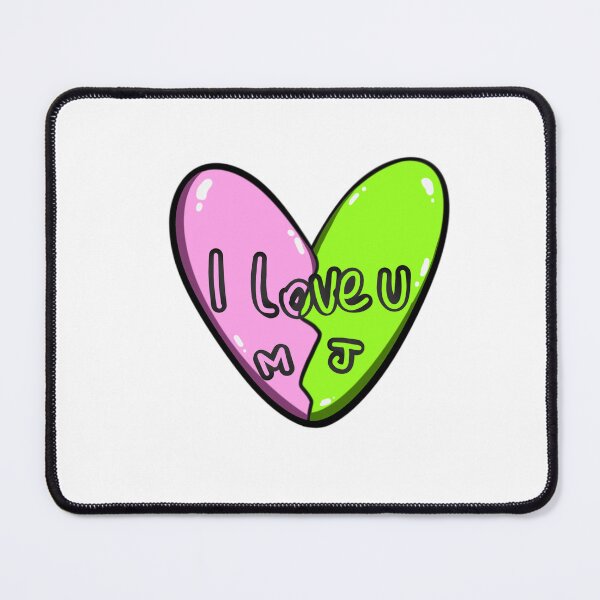 Item preview, minsung green pink heart designed and sold by honeymilkyss.
