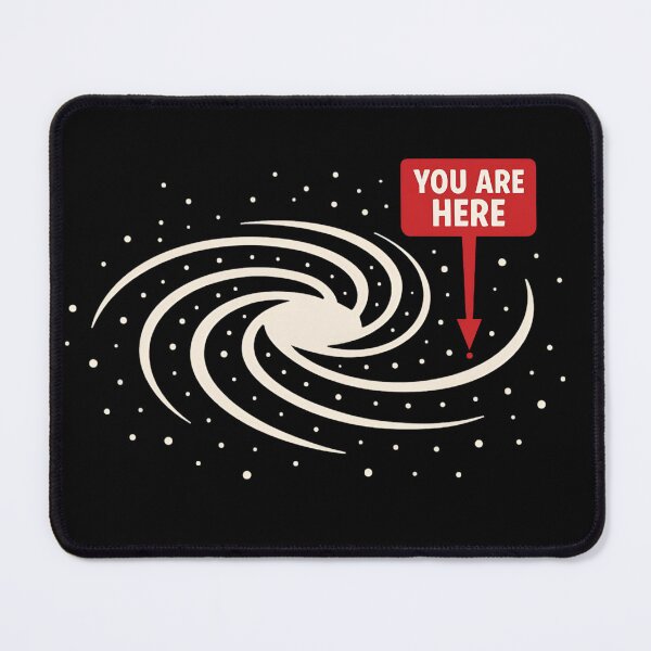 Item preview, You Are Here Milky Way Galaxy Design designed and sold by DanielBDesigns.