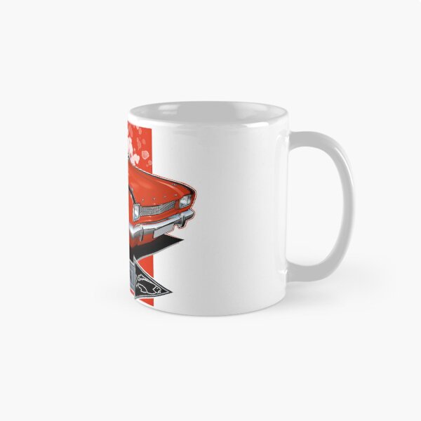 Item preview, Ford Capri Perana Cartoon Illustration Red – Classic Muscle Car Art designed and sold by Petrolhead T-Shirts and Art.